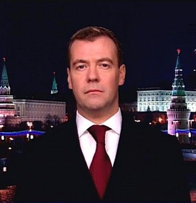 Новогоднее поздравление президента РФ Дмитрия Медведева 2012 года